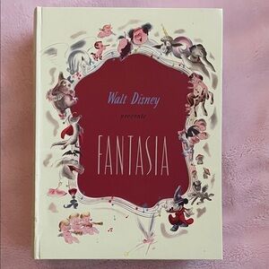 Disney Fantasia card box - Red and White
